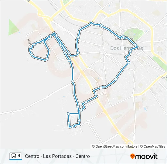 4 Bus Line Map
