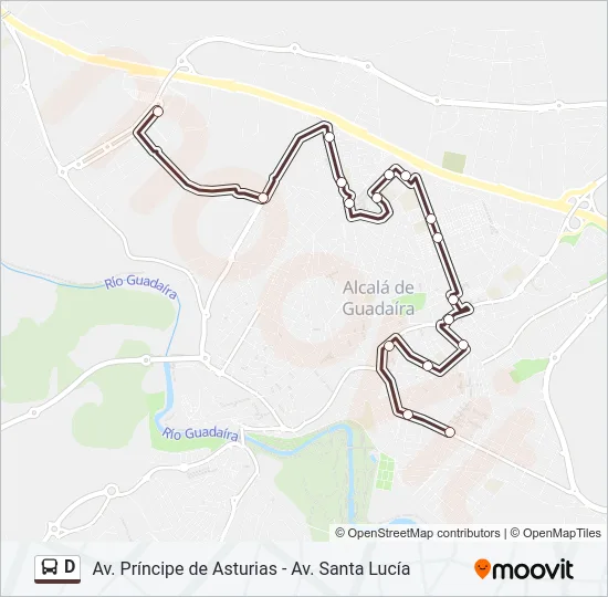 D Bus Line Map