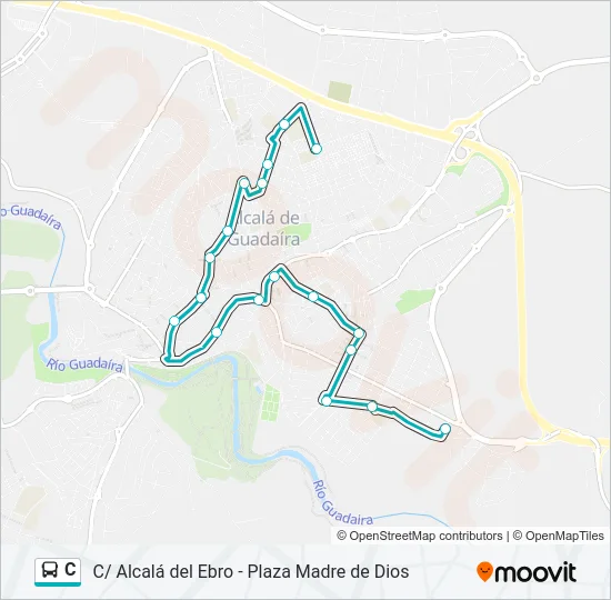 C Bus Line Map
