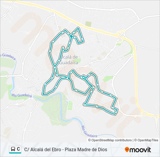 C Bus Line Map