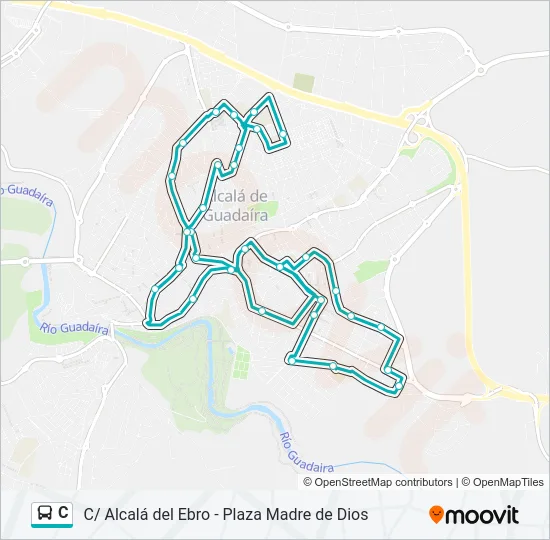 C Bus Line Map