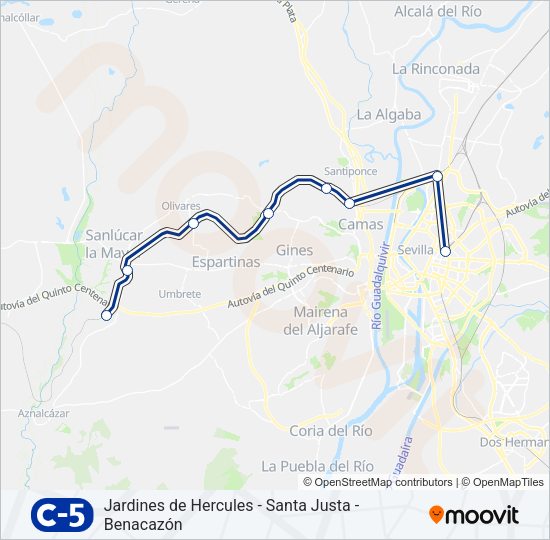 C5 Train Line Map