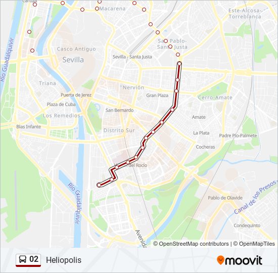 Mapa de 02 de autobús