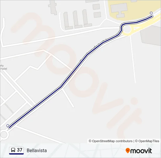 37 Bus Line Map