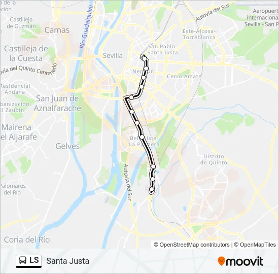 LS Bus Line Map