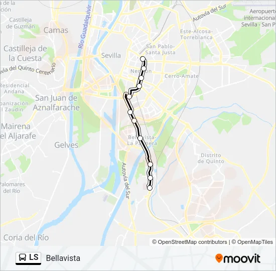 LS Bus Line Map