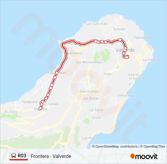 R03 Bus Line Map