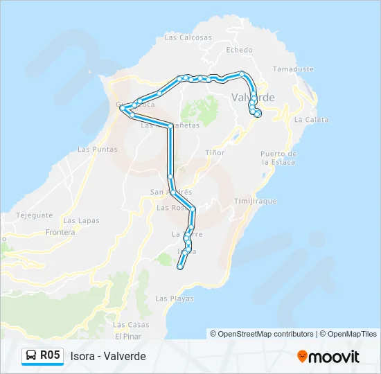 R05 Bus Line Map