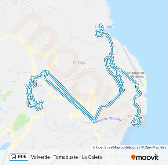 R06 Bus Line Map