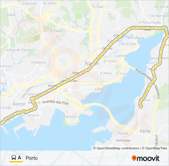 A Bus Line Map