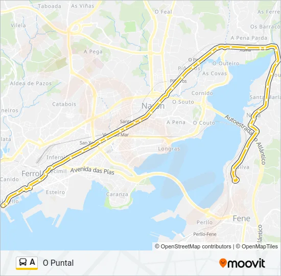 A Bus Line Map