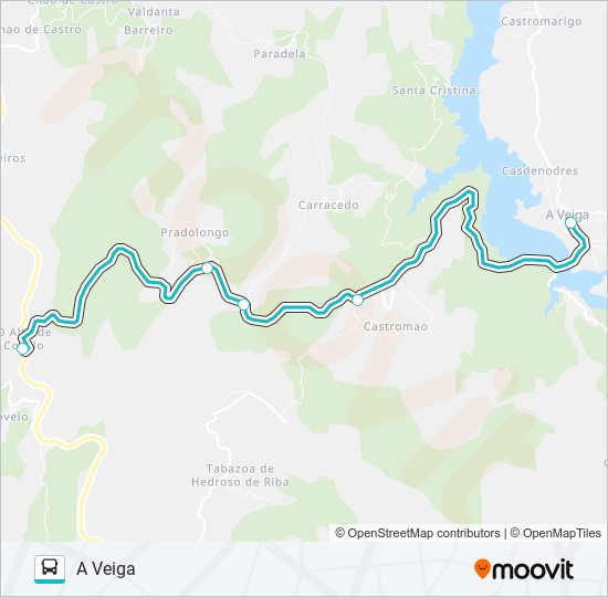 Mapa de XG61021/32 de autobús