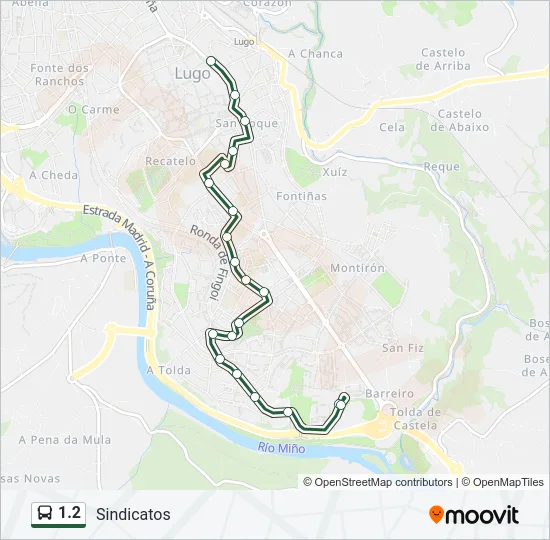 1.2 Bus Line Map