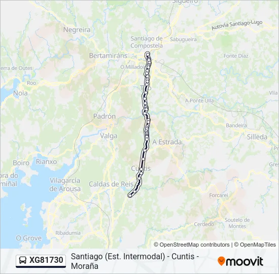 XG81730 Bus Line Map