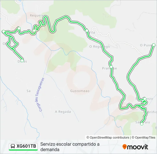 XG601TB  Line Map