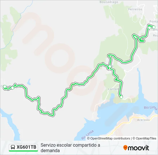 XG601TB  Line Map