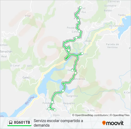 XG601TB  Line Map