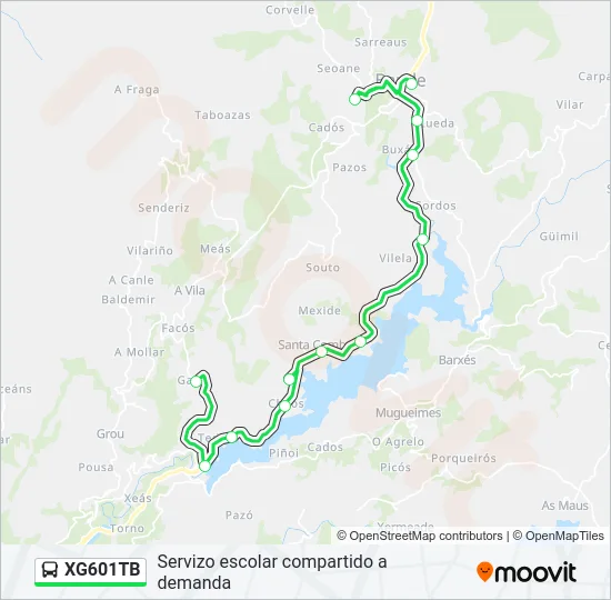 XG601TB  Line Map