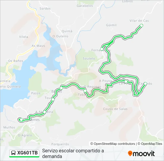 XG601TB  Line Map