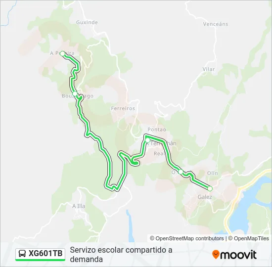 XG601TB  Line Map