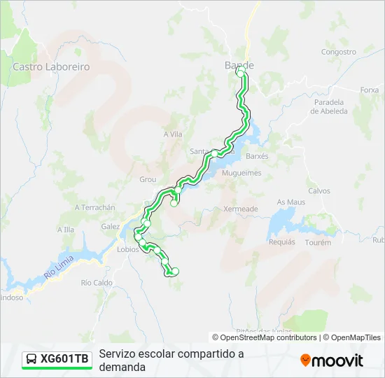 XG601TB  Line Map