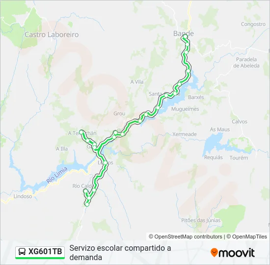 XG601TB  Line Map