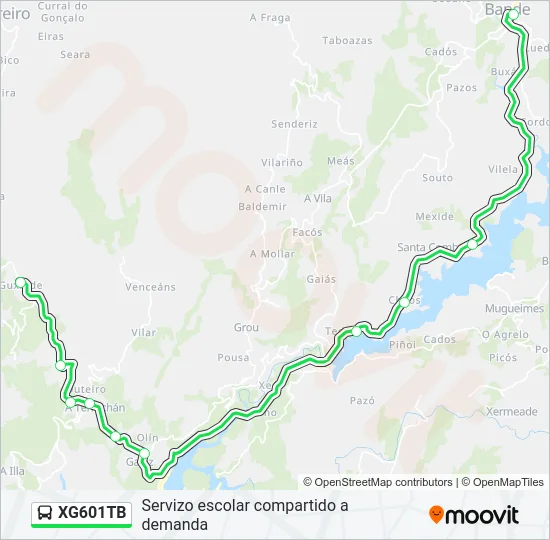 XG601TB  Line Map
