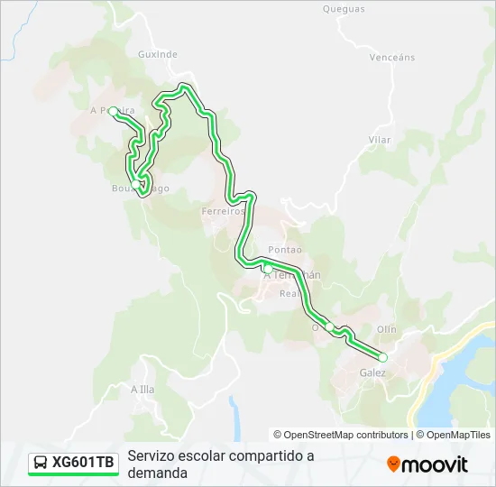 XG601TB  Line Map