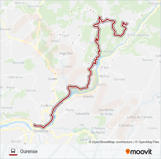 XG60517-26/57 Bus Line Map