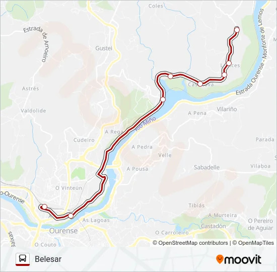 XG60517-26/57 Bus Line Map