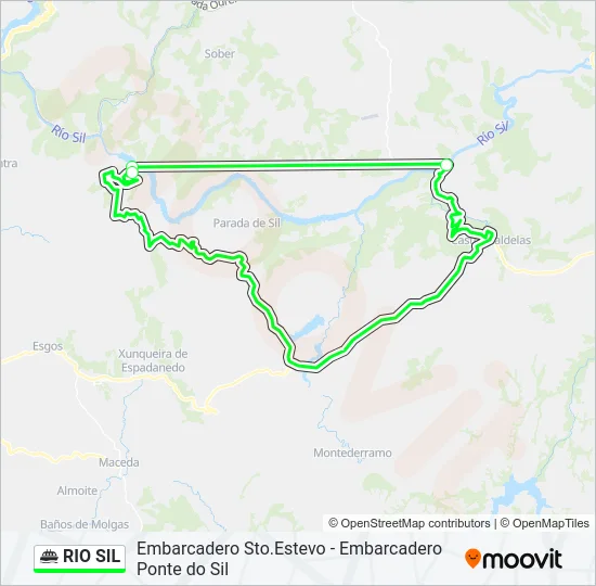 RIO SIL Ferry Line Map