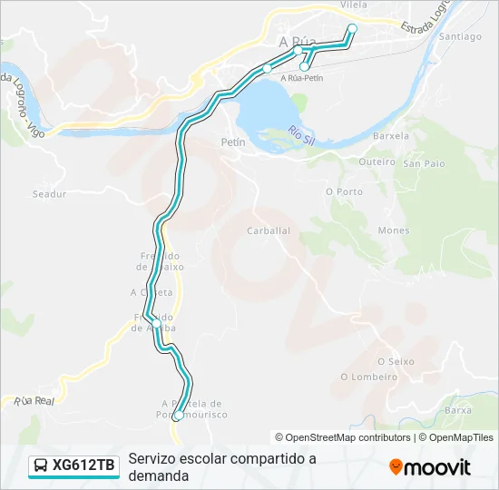 XG612TB Bus Line Map