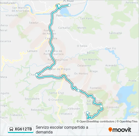 XG612TB Bus Line Map