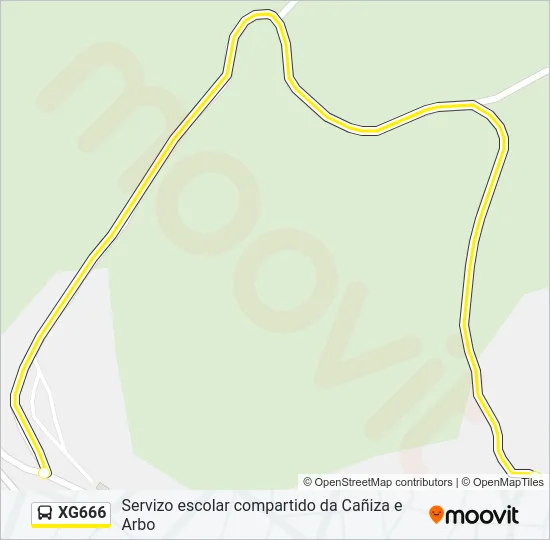XG666 Bus Line Map