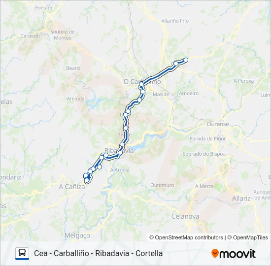 XG60028/30 Bus Line Map