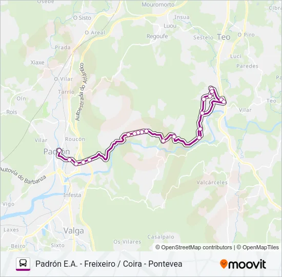 XG807-05/21 Bus Line Map