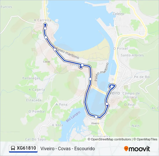 XG61810 Bus Line Map