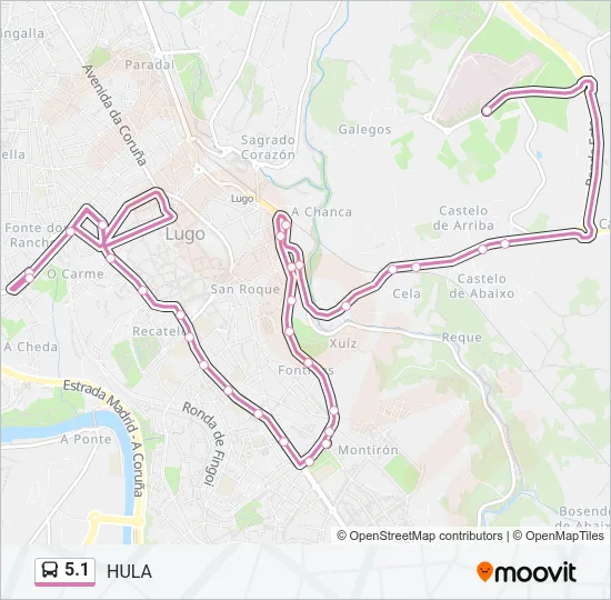 5.1 Bus Line Map