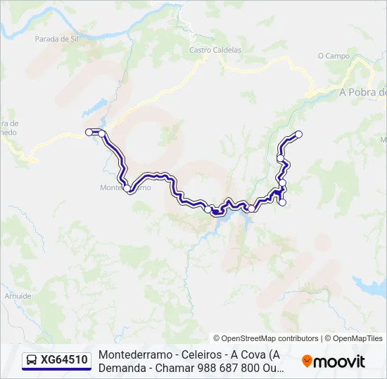 XG64510 Bus Line Map