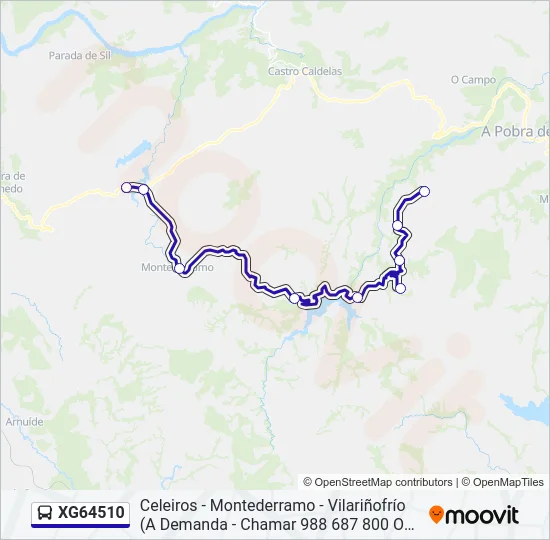 XG64510 Bus Line Map