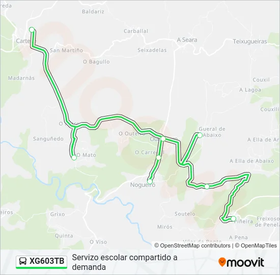 XG603TB  Line Map
