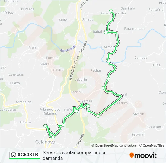 XG603TB  Line Map