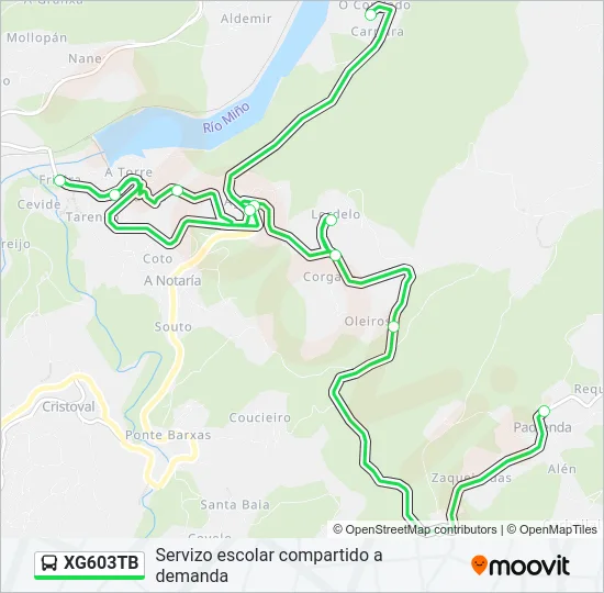 XG603TB  Line Map