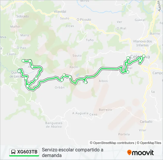 XG603TB  Line Map