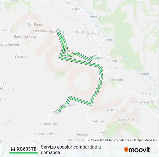 XG603TB  Line Map