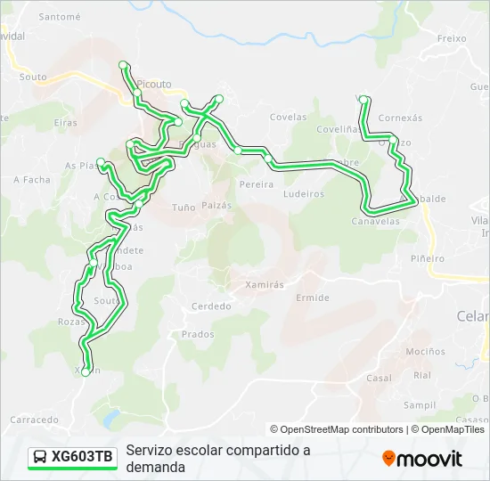 XG603TB  Line Map