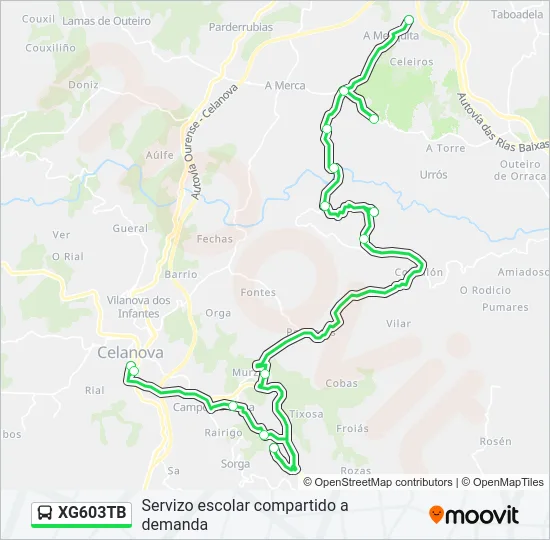 XG603TB  Line Map