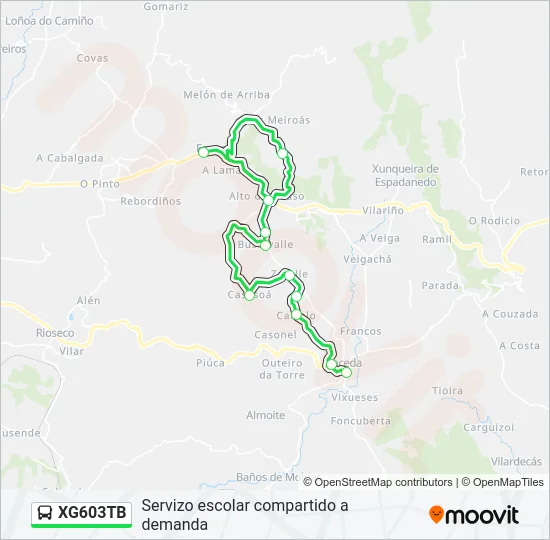 XG603TB  Line Map