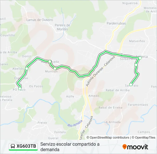 XG603TB  Line Map