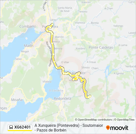 XG62401 Bus Line Map